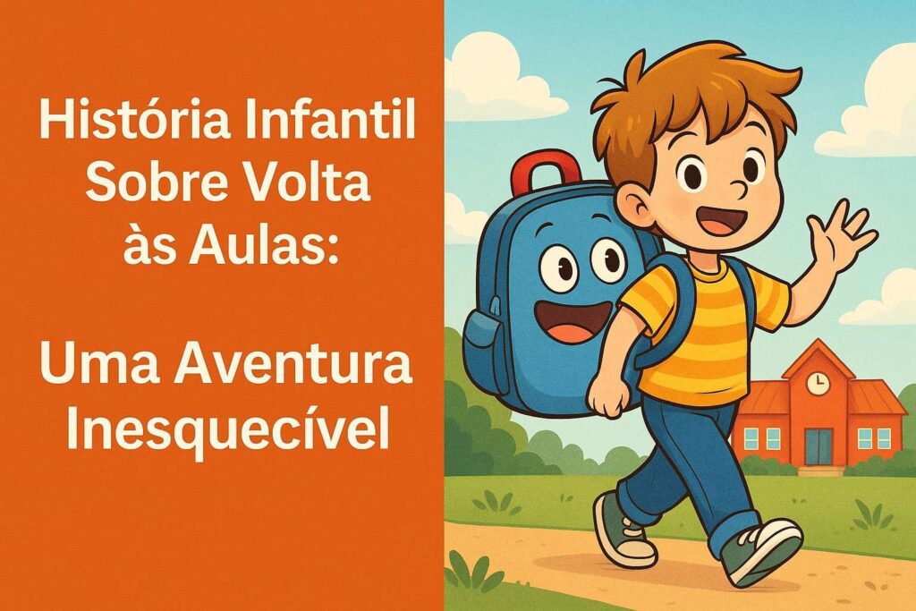 história infantil volta as aulas