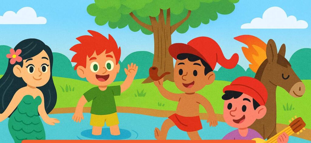 história infantil lendas do folclore brasileiro