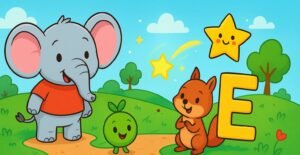história infantil sobre a letra E