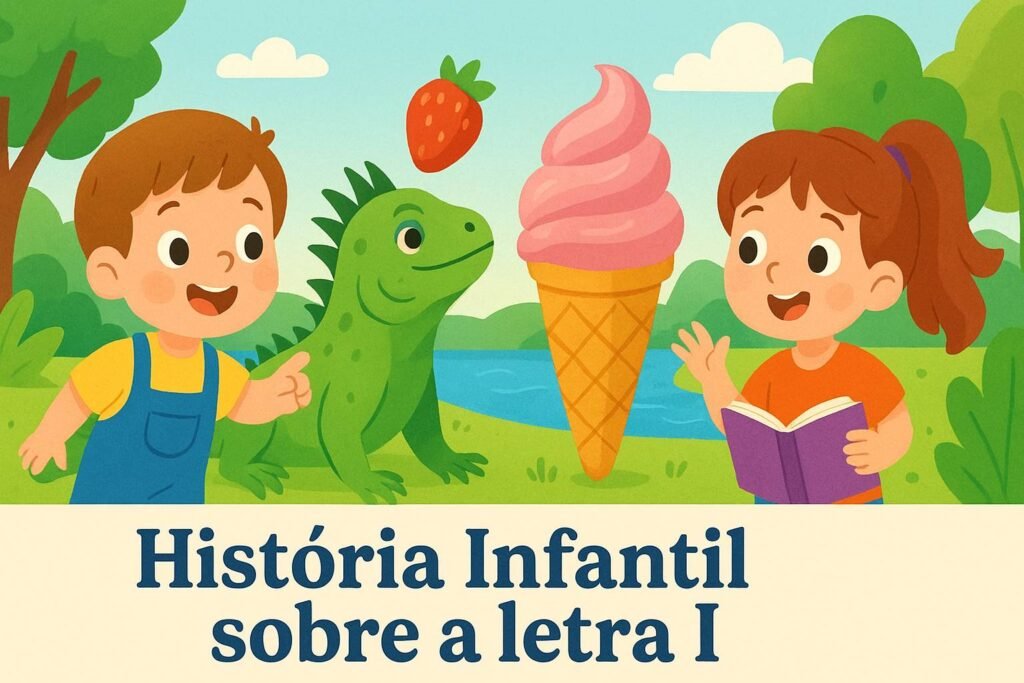 história infantil letra i