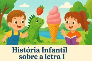 história infantil letra i