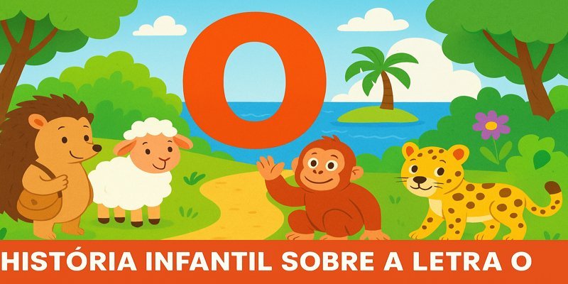 história infantil letra o