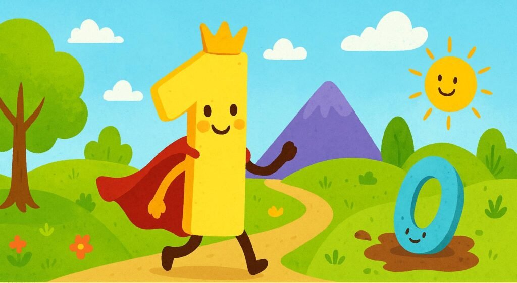 A história do número 1 educação infantil