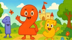 A história do número 2 infantil