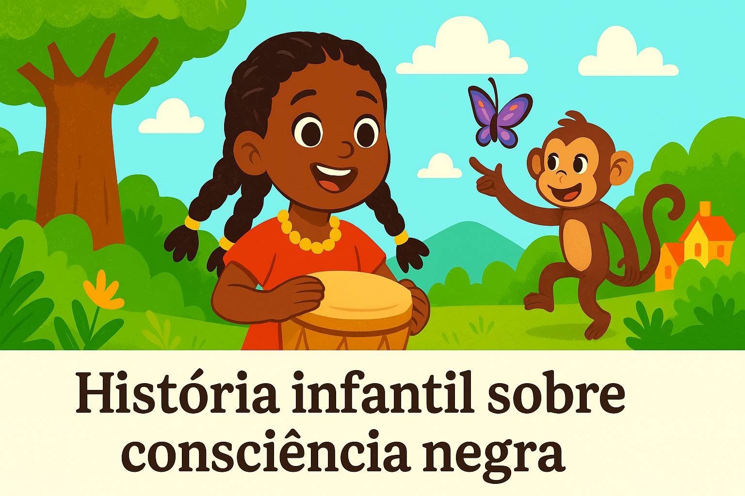 História Infantil Sobre Consciência Negra - Curso Contação De História