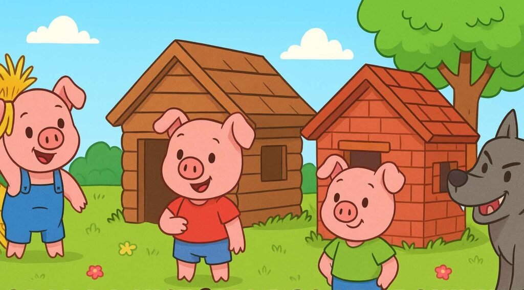Moral da história os três porquinhos