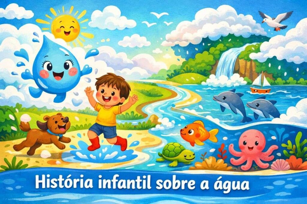 HIstória infantil sobre a água