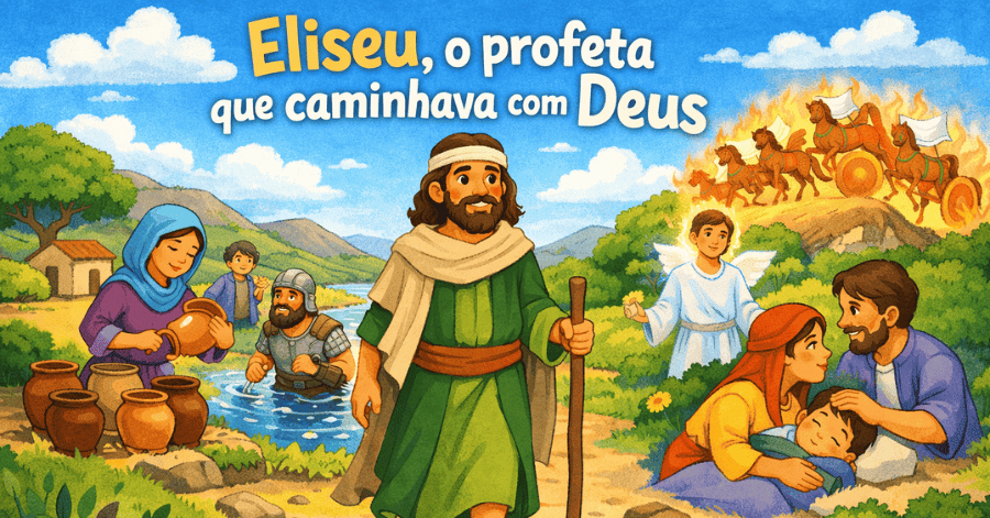 história infantil sobre o profeta Eliseu