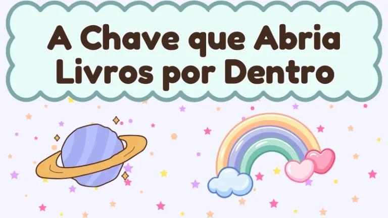 Capa da história infantil A Chave que Abria Livros por Dentro