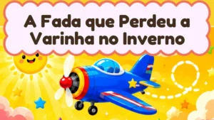 Capa da história infantil A Fada que Perdeu a Varinha no Inverno