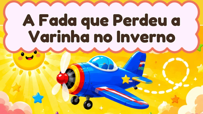 Capa da história infantil A Fada que Perdeu a Varinha no Inverno