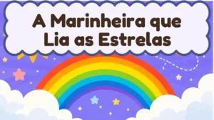 Capa da história infantil A Marinheira que Lia as Estrelas
