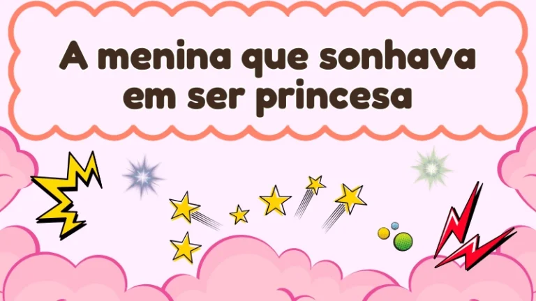 Capa da história infantil A menina que sonhava em ser princesa