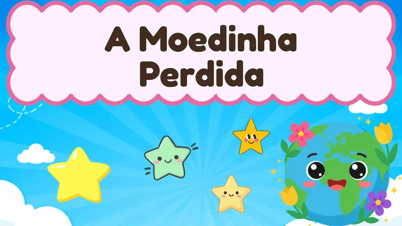 Capa da história infantil A Moedinha Perdida