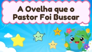 Capa da história infantil A Ovelha que o Pastor Foi Buscar