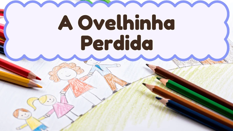 Capa da história infantil A Ovelhinha Perdida