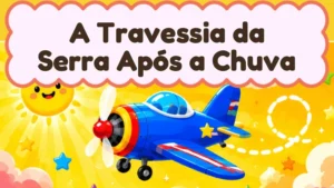 Capa da história infantil A Travessia da Serra Após a Chuva