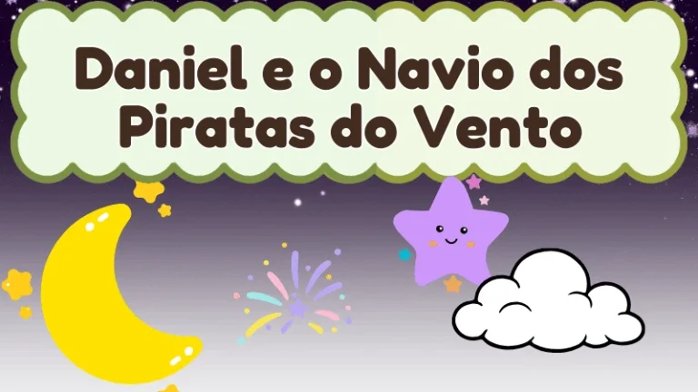 Capa da história infantil Daniel e o Navio dos Piratas do Vento
