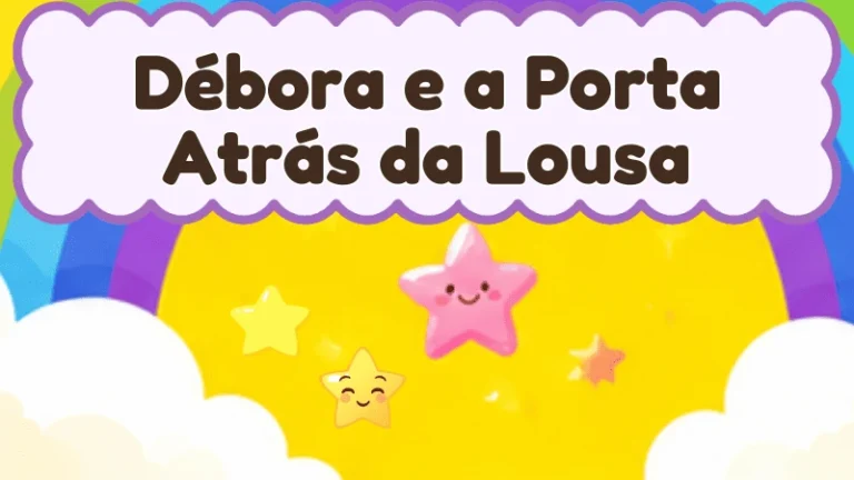 Capa da história infantil Débora e a Porta Atrás da Lousa