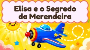 Capa da história infantil Elisa e o Segredo da Merendeira
