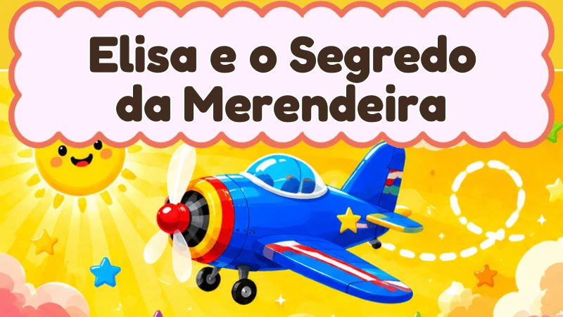Capa da história infantil Elisa e o Segredo da Merendeira