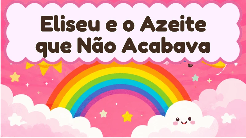 Capa da história infantil Eliseu e o Azeite que Não Acabava