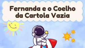 Capa da história infantil Fernanda e o Coelho da Cartola Vazia