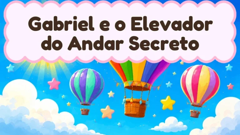 Capa da história infantil Gabriel e o Elevador do Andar Secreto