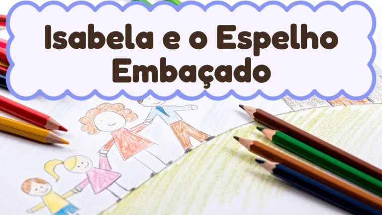 Capa da história infantil Isabela e o Espelho Embaçado
