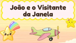 Capa da história infantil João e o Visitante da Janela
