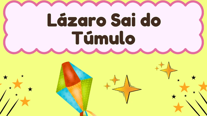 Capa da história infantil Lázaro Sai do Túmulo