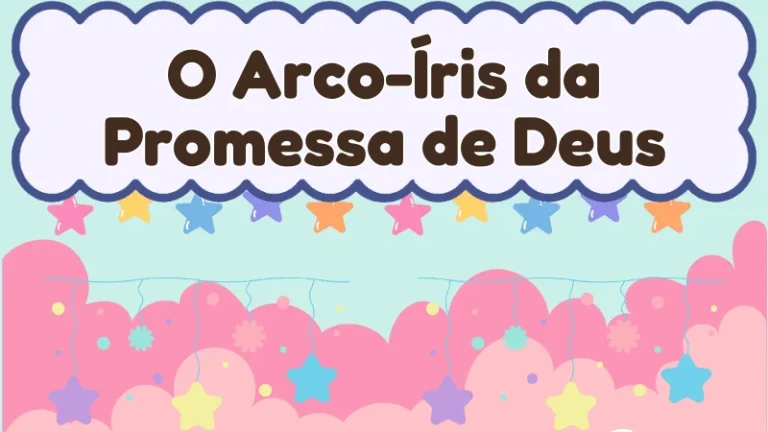 Capa da história infantil O Arco-Íris da Promessa de Deus