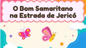 Capa da história infantil O Bom Samaritano na Estrada de Jericó