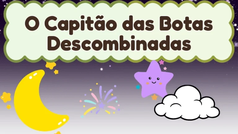Capa da história infantil O Capitão das Botas Descombinadas