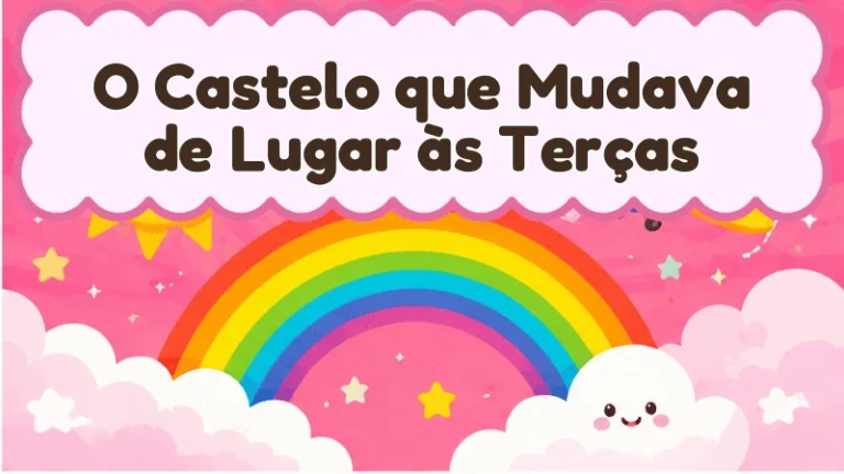 Capa da história infantil O Castelo que Mudava de Lugar às Terças