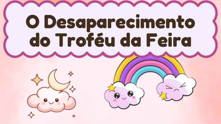 Capa da história infantil O Desaparecimento do Troféu da Feira