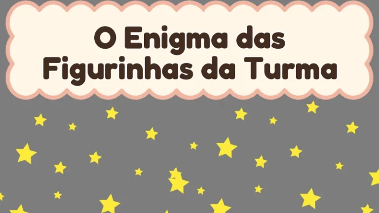 Capa da história infantil O Enigma das Figurinhas da Turma