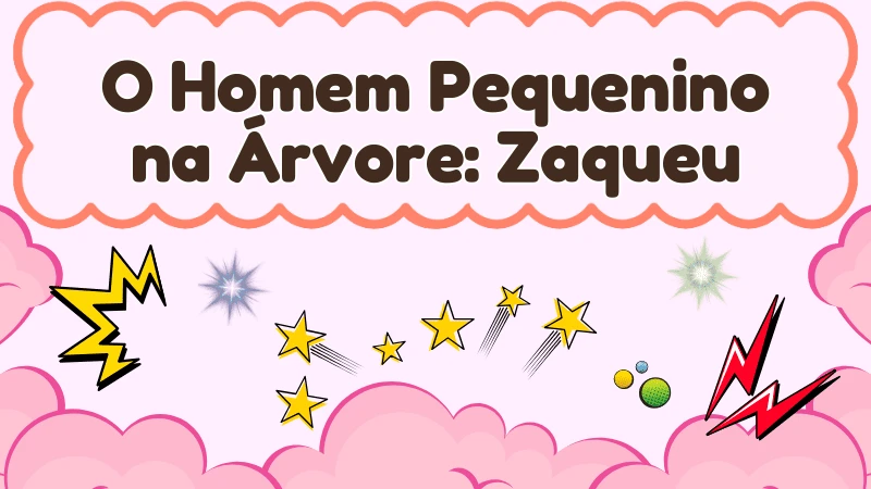 Capa da história infantil O Homem Pequenino na Árvore: Zaqueu