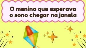 Capa da história infantil O menino que esperava o sono chegar na janela