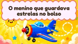 Capa da história infantil O menino que guardava estrelas no bolso