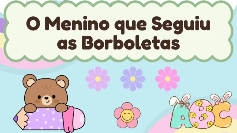 Capa da história infantil O Menino que Seguiu as Borboletas