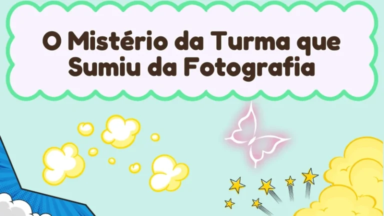 Capa da história infantil O Mistério da Turma que Sumiu da Fotografia