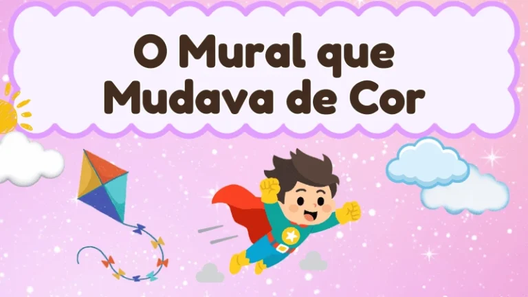 Capa da história infantil O Mural que Mudava de Cor