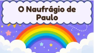 Capa da história infantil O Naufrágio de Paulo