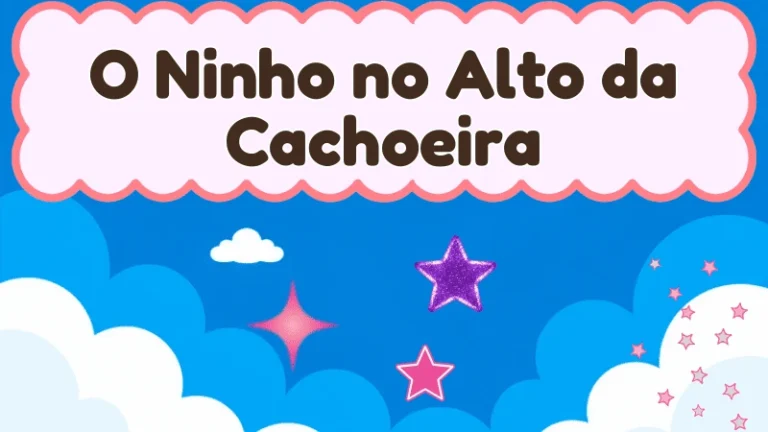 Capa da história infantil O Ninho no Alto da Cachoeira