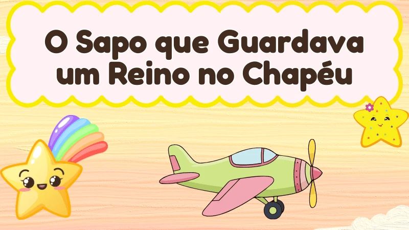 Capa da história infantil O Sapo que Guardava um Reino no Chapéu