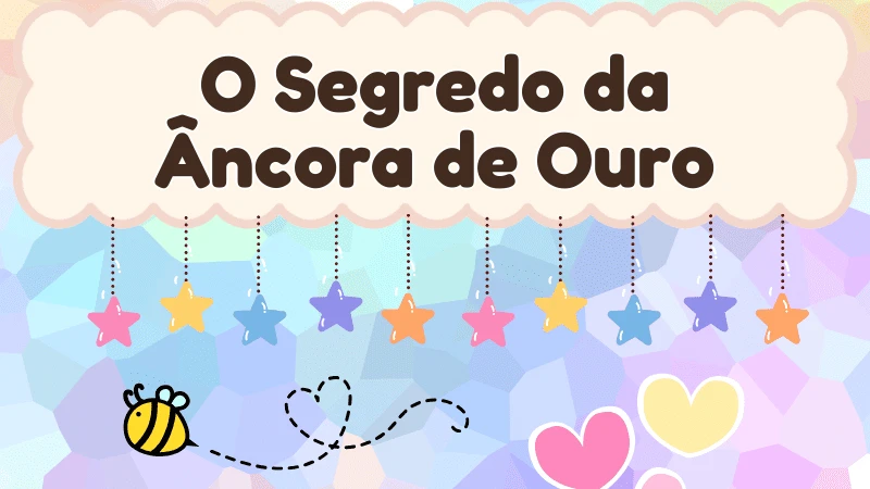 Capa da história infantil O Segredo da Âncora de Ouro