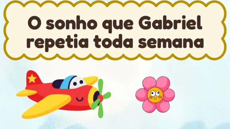 Capa da história infantil O sonho que Gabriel repetia toda semana