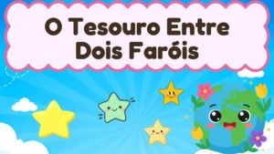 Capa da história infantil O Tesouro Entre Dois Faróis