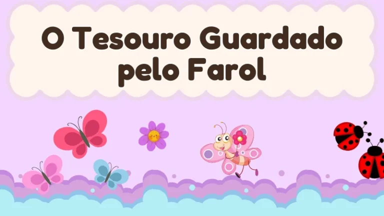 Capa da história infantil O Tesouro Guardado pelo Farol